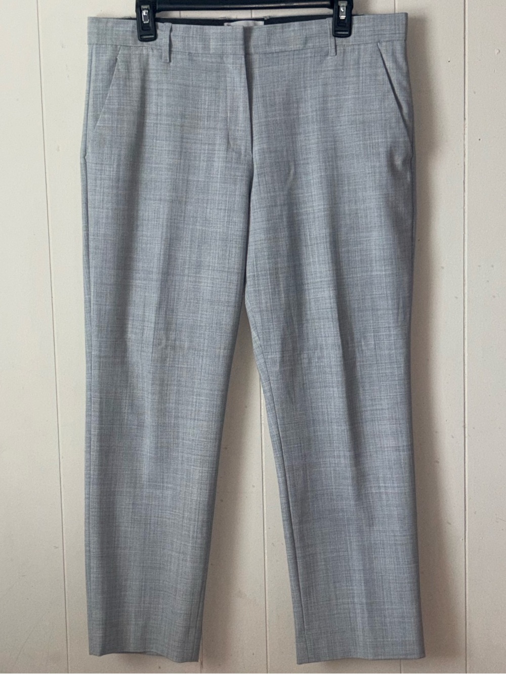Gap True Straight Ankle Pants light gray heather Size 10